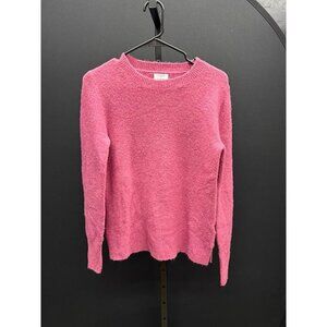 J. Crew Extra Soft Pink Wool Blend Crewneck Sweater